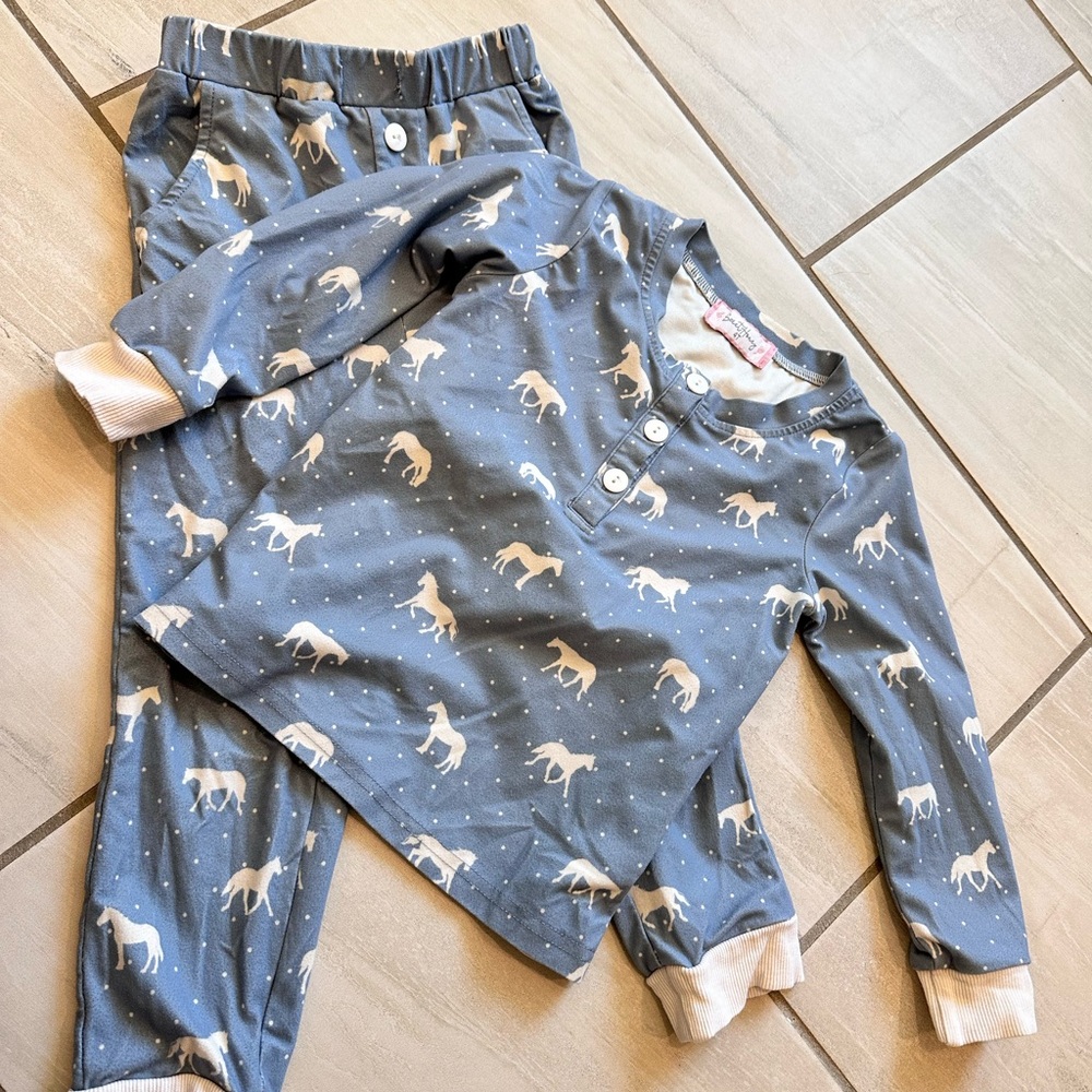 Sweet Honey Horses Pajama Set Pajamas